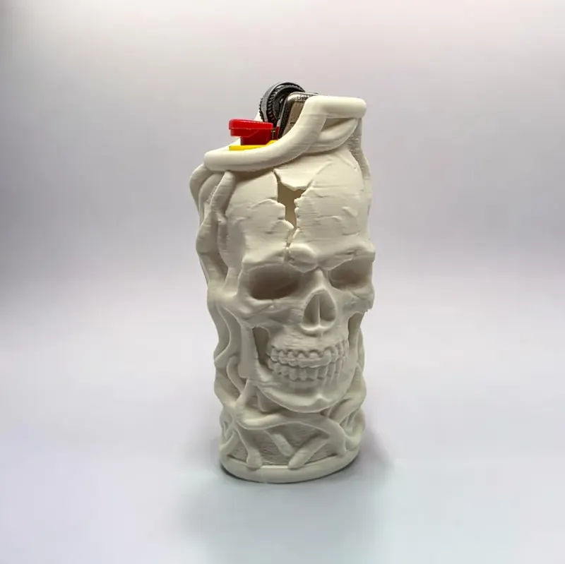 cage briquet Bic Racines et Crâne