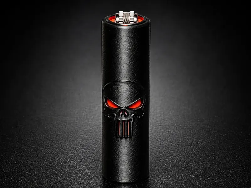 Cache briquet clipper Crâne Tactique